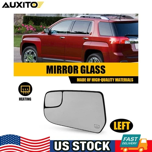 For 2010-2016 2017 GMC Terrain Driver Side Mirror Glass Heated with Blind Spot