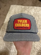 Tyler Childers Striped Train Conductor Hat Mu...