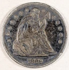 1869 SEATED LIBERTY SILVER DOLLAR 26.6 GRAMS #32