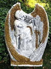 NEW 40" Whispering Angel of Death Tombstone Halloween Home Depot