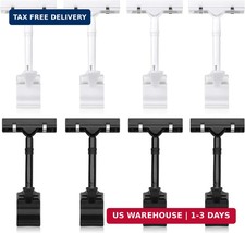 Mlici Sign Clips Merchandise Sign, Plastic Adjustable Clip Sign Holder Stand POP