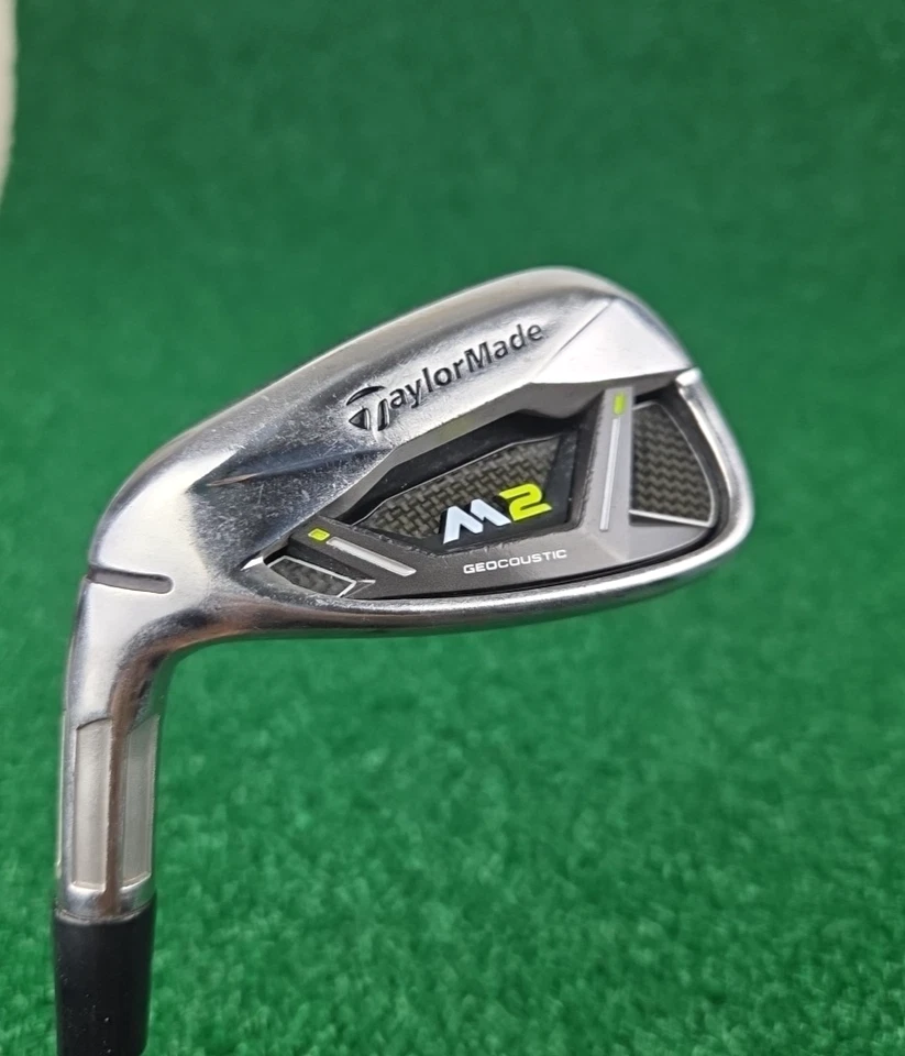 Cuña de lanzamiento LH Taylormade 2017 M2 PW RÍGIDA Flex Reax eje de acero para zurdos  Foto 2 de 4