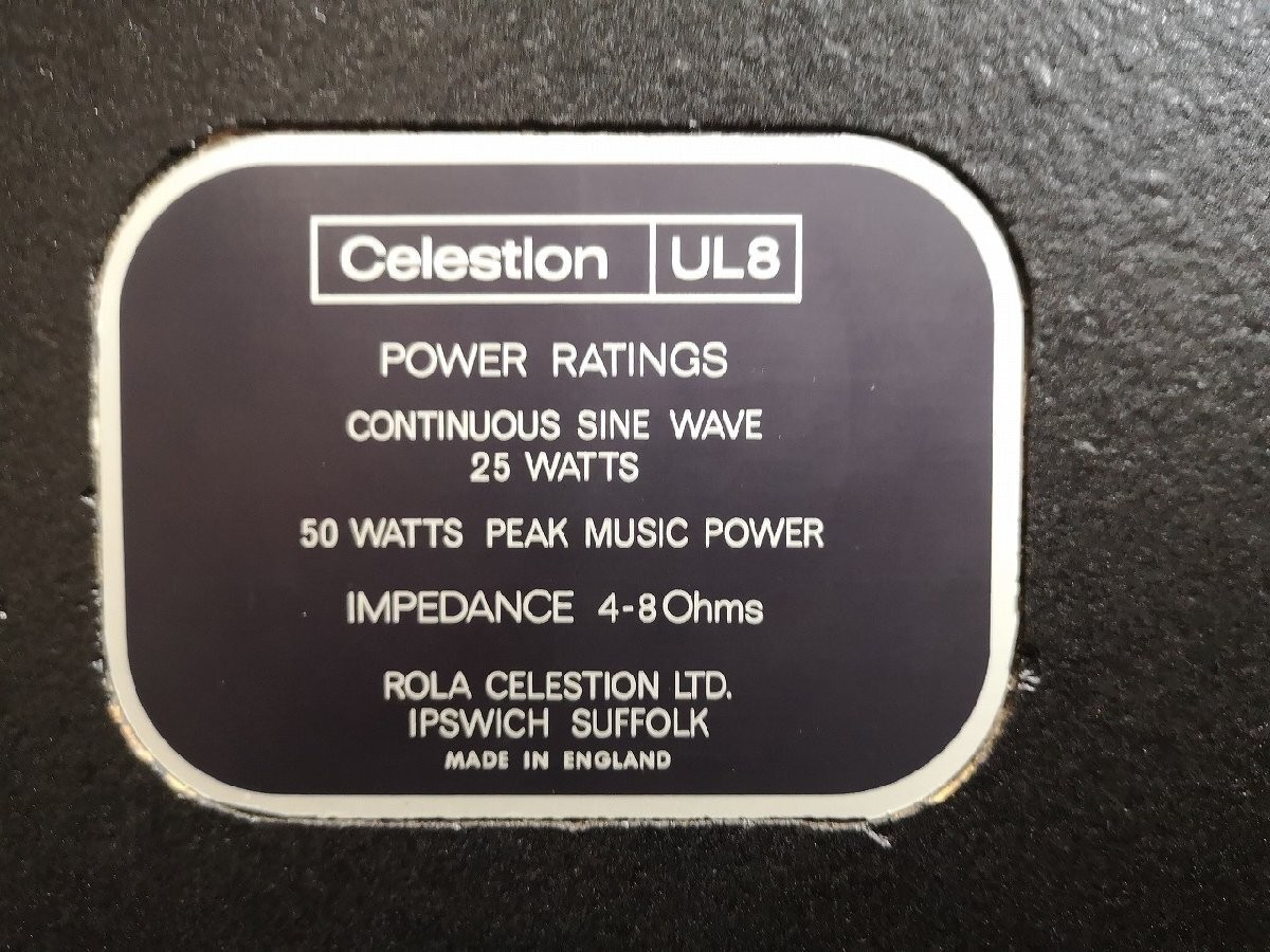 ◆大感謝祭!! Celestion UL8 スピーカー ペア m0s9048 ◇大感謝祭!! Celestion UL8 スピーカー ペア m0s9048