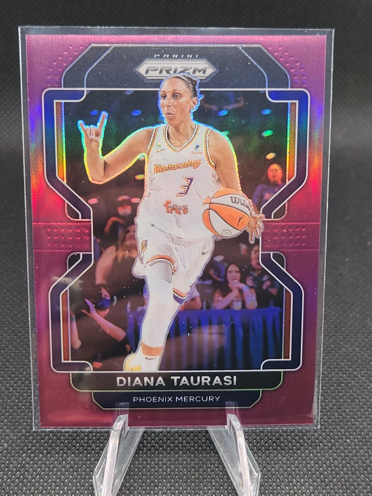 2022 Panini Prizm WNBA Diana Taurasi #55 Purple Prizm 01/99 Phoenix Mercury