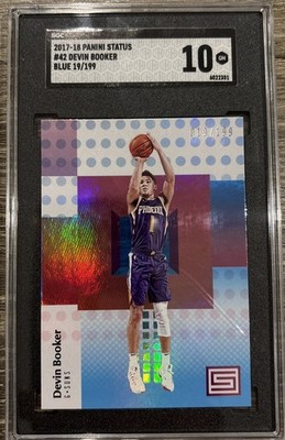2017 Panini Status Blue #42 Devin Booker /199 (SGC 10)