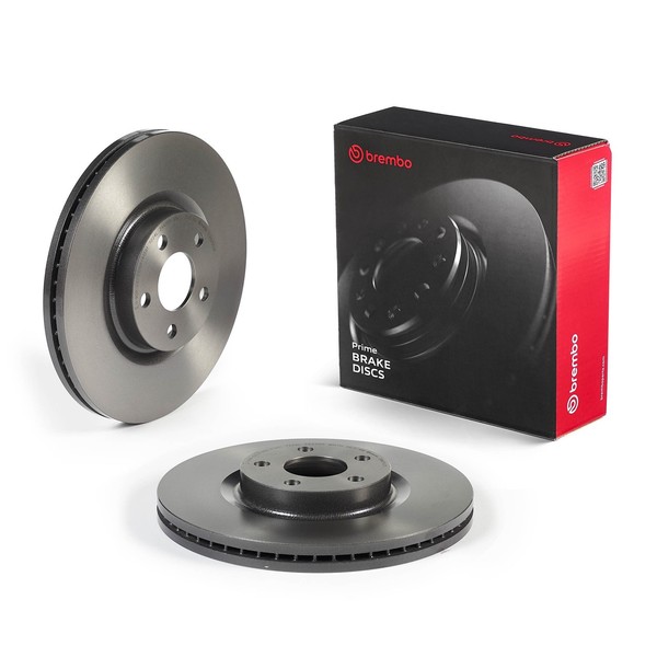 2X Brembo Bremsscheibe Prime Line - Uv Coated 09.N256.31 FüR Ford Galaxy 3 Ck Cj-image