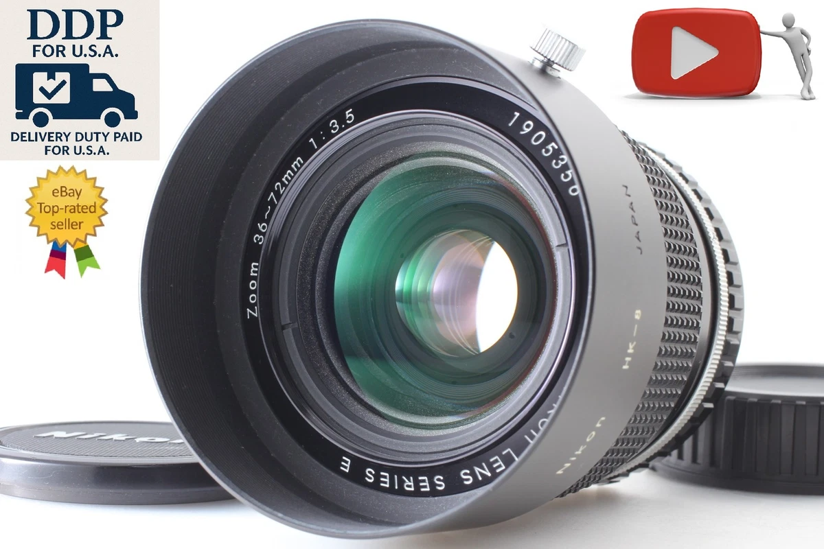 Nikon f/3.5 Camera Lenses 36-72mm Focal for sale | eBay