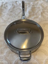 Demeyere Atlantis 7, 5 qt Sauté Pan With Helper Handle & Lid, Stainless Steel