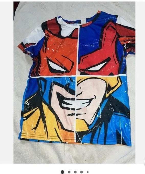 Lote de 10 camisetas para niños, talla 5/6/7 Capt America, Jurassic Park, Batman y más Foto 2 de 4