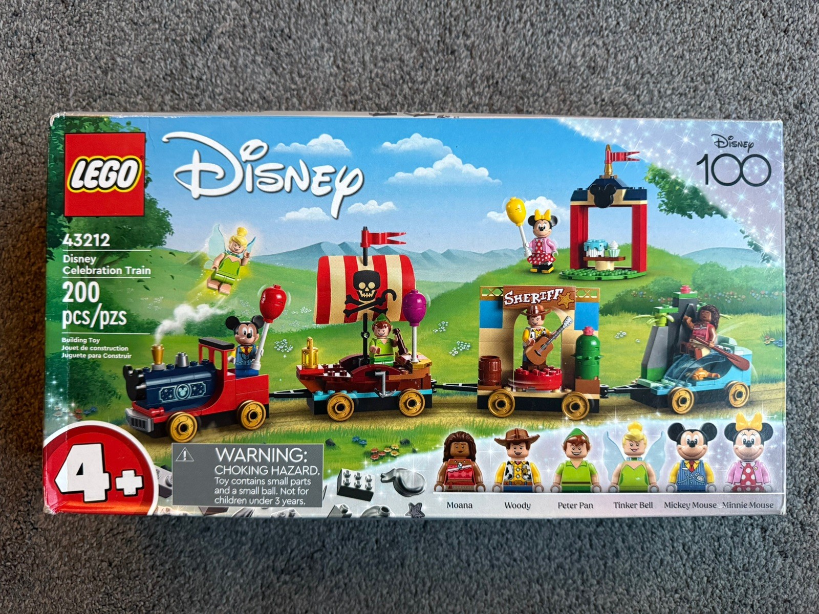 LEGO Disney: Disney Celebration Train (43212) (Sealed) Brand New Damaged Box