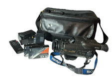 Sony Handycam Video 8 12X Camcorder CCD-FX520 Accessories FOR PARTS ONLY