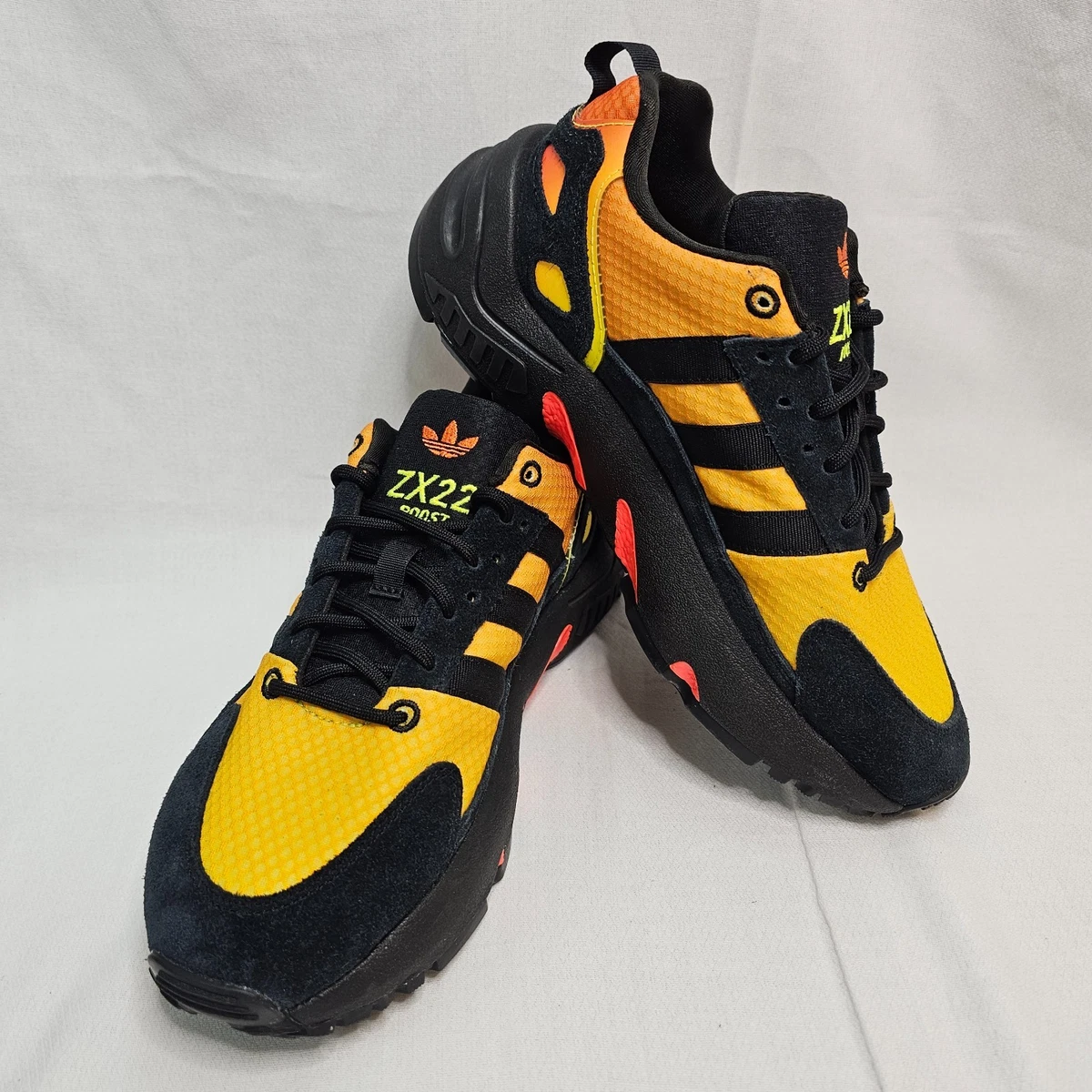 Adidas ZX 22 Boost Black Impact Orange for sale | eBay