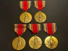 One WW2 Us Army Military 1941-1944 Campaign Service Victory Medal