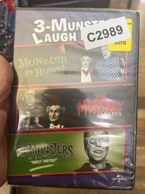3-Munster Laugh Pack: Munster, Go Home/The Munsters Revenge/ Family New D3