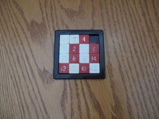 Vintage Number Sliding Puzzle Game Slide Puzzle Toy Larami Corporation