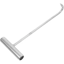 3 Count Chrome Tool Hook Large Hooks Heavy Duty Hub Puller Clear