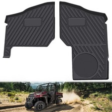 2PCS Floor Mats Compatible with Ranger XP 1000, Front Anti Slip TPE Floor Lin...