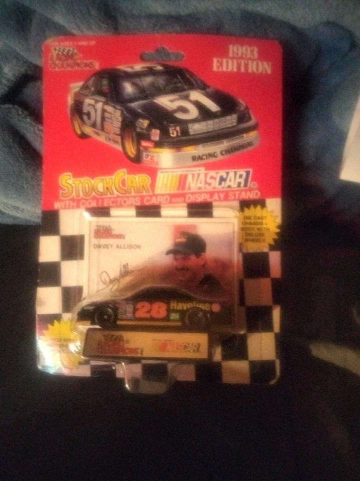 1993 Edition Stock Car With Collectors Card And Display Stand Davey Allison - Image 2 of 4