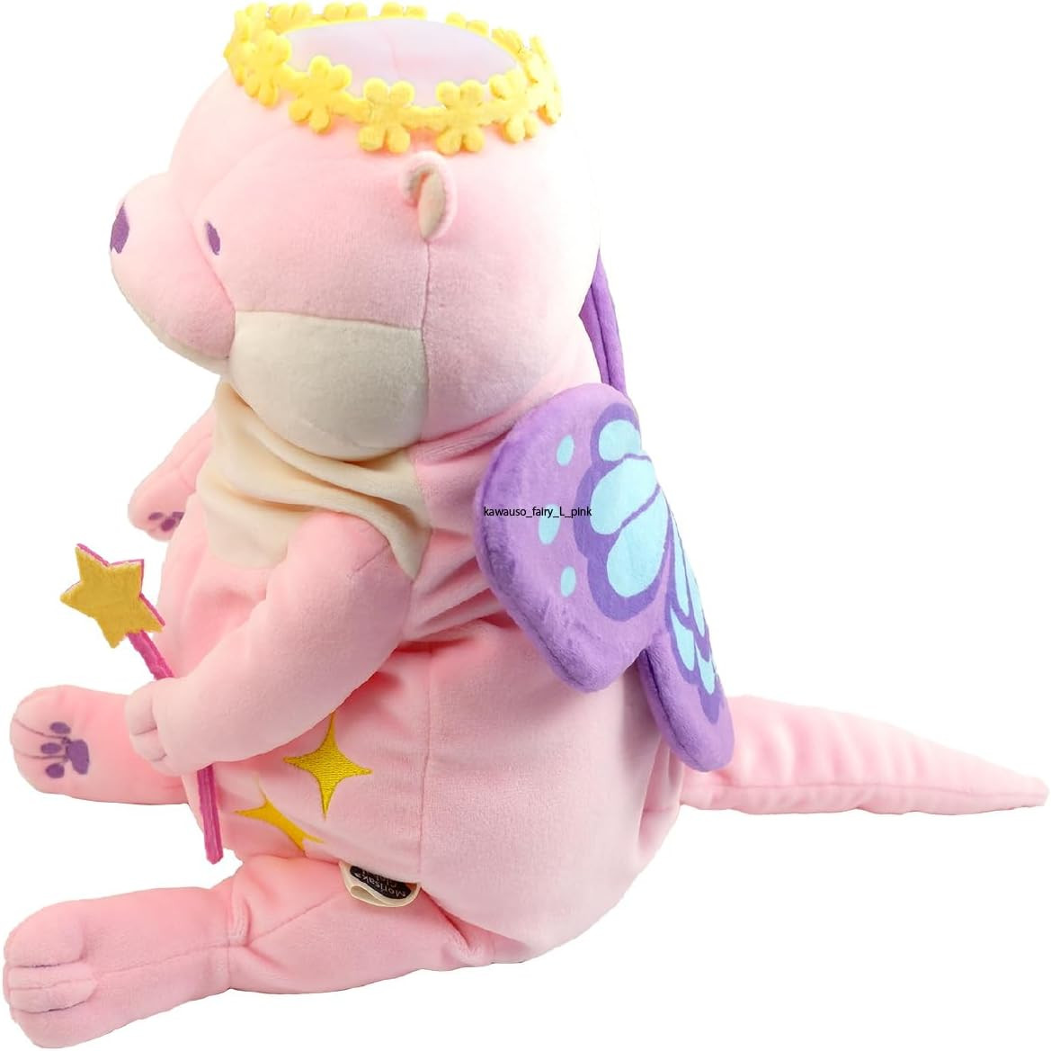 Shinada Global Mochi Kawauso Otter Fairy Pink Plush L 30cm Japan