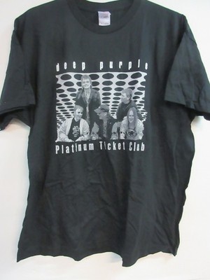 DEEP PURPLE OFFICIAL MERCH PLATINUM CLUB BAND CONCERT MUSIC SHIRT 2XL / XXL