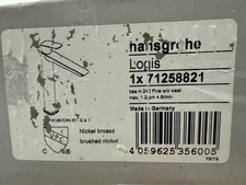 Hansgrohe Logis Brushed Nickel Single Handle Single-Hole Bathroom Faucet 712588
