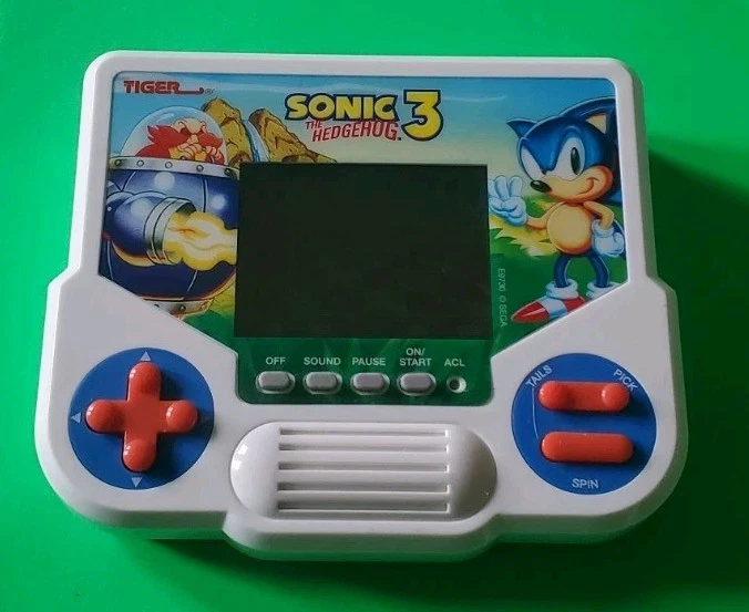 Jeu Sonic The Hedgehog 3 Tiger Electronics 2020, Hasbro, Jeu Portable LCD, état Très Bon