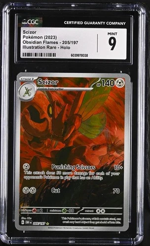 Scizor Obsidian Flames 205/197 CGC 9