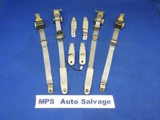 93 1993 Ford Mustang Coupe OEM Gray Complete Car Seatbelt Seatbelts K41