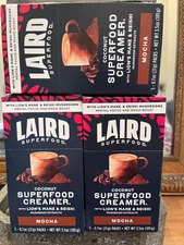 Lot of 3 Laird Superfood Creamer Mocha-  3.5 oz x 3