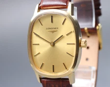 Longines 1970's L6.47.4 Manual Wind Gold Plated Vintage 28mm Unisex Watch 
