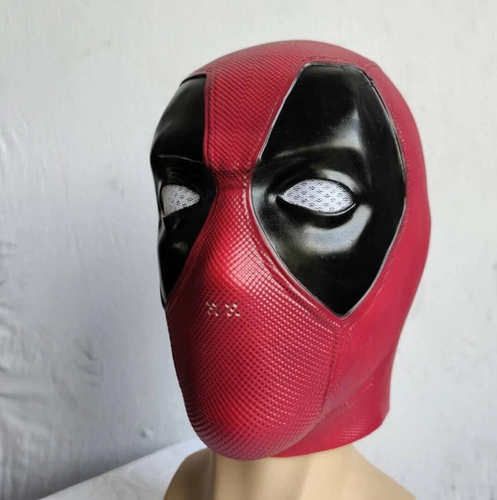 Deadpool Costume Mask Adults Fancy Dress Theme cosplay Party Props - Image 2 of 4
