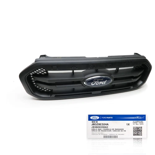 Genuine Front Grill Grille Matte Black For Ford Ranger Xlt 4x2 4x4 2018 2019