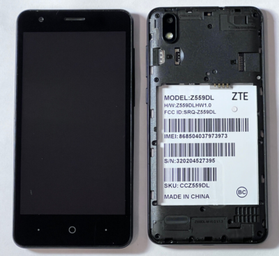 FOR ZTE Blade T2 Z559DL LCD Display Touch Screen Digitizer + Frame