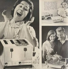 1964 Toastmaster 4 Slot Toaster Advertisement Appliances Vintage DWII19