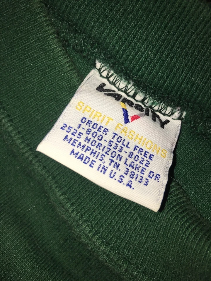 Sudadera Varsity Orlando FL Championship Cheerleader Talla XL Verde Hecha en EE. UU. Foto 4 de 4