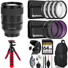 Sony FE 135mm f/1.8 GM Lens 7 Piece Filter  More - 64GB Kit