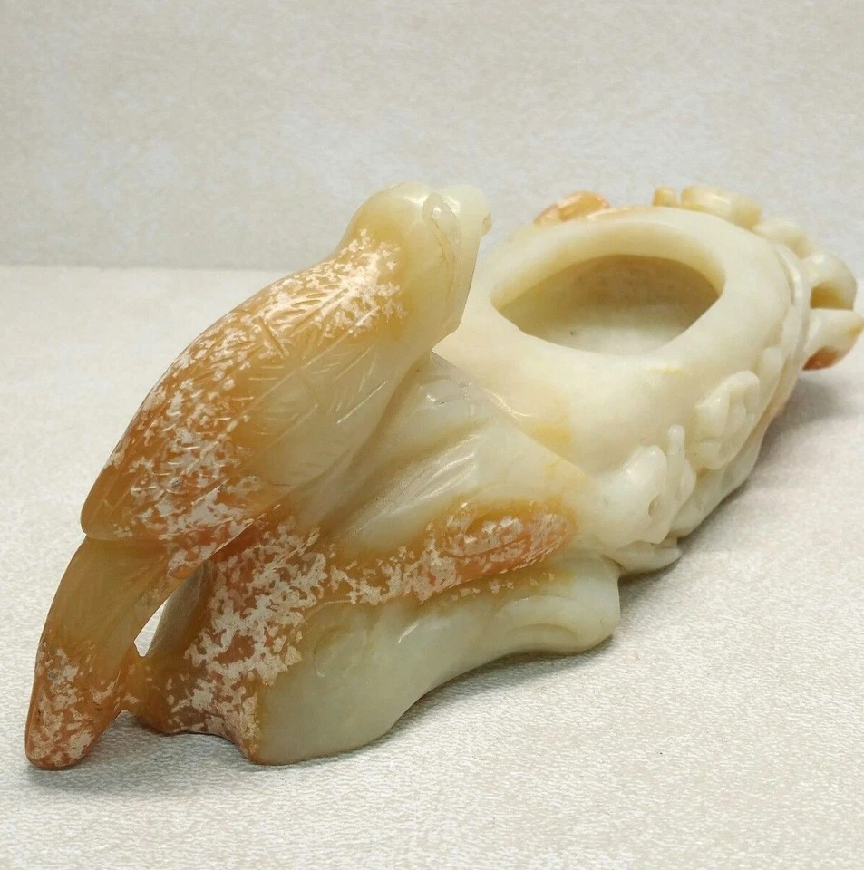 Lavadora de pincéis de jade ou pedra dura esculpida na China - Imagem 2 de 4