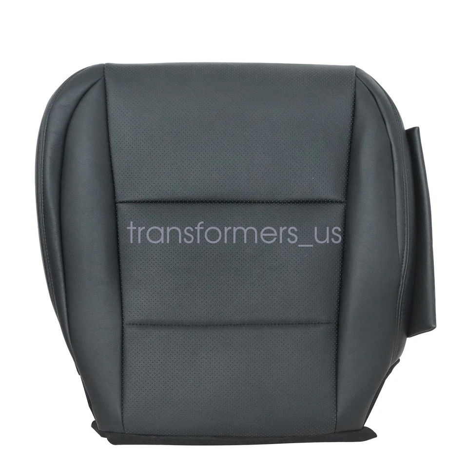 For 2013-2020 Lexus GS350 Driver Side Bottom Perforated Leather Seat Cover Black - Image 3 of 4