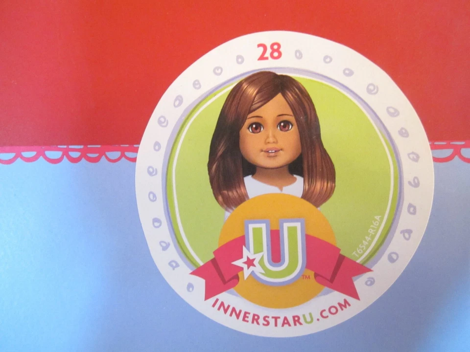 Muñeca American Girl 2013 18" MYAG #28 piel mediana marrón cabello liso ojos marrones Foto 2 de 4