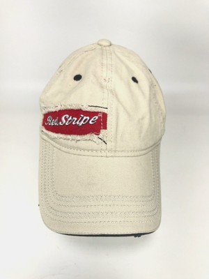 red stripe baseball cap