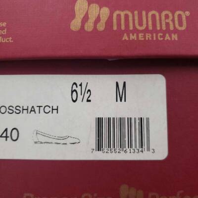 Munro American Womens Ashlie Ballet Flats Shoes Beige Leather