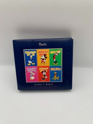 Mickey's World 6 Miniature Fragrance Perfume Mickey Minnie Donald Daisy Duck New