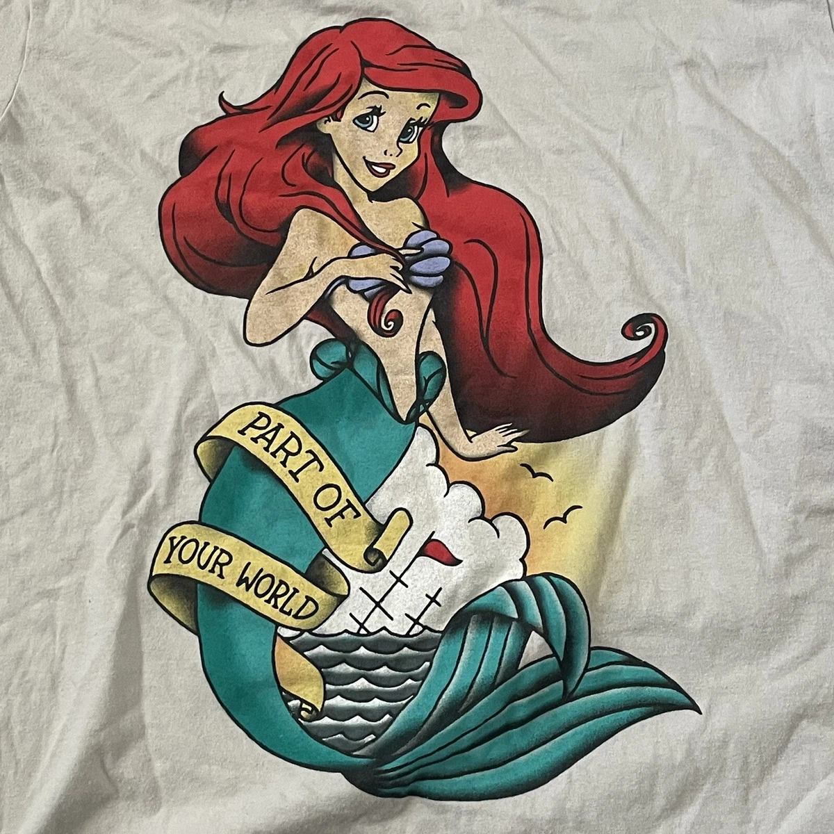 Ariel Tattoo Outline