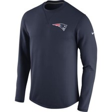 Nike Mens New England Patriots Sideline Modern Crew Sweatshirt 746480 Navy 75