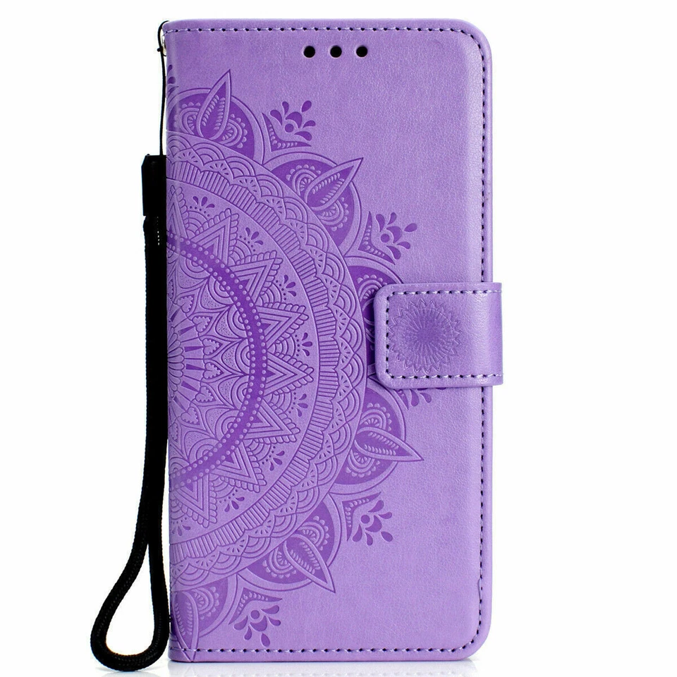 Leather Totem Wallet Phone Case For Samsung S23 Ultra S22 S21 S20 S10 S9 A14 5G - Image 4 of 4