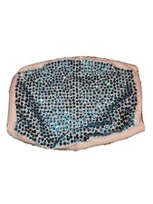 Sky Blue Bling Sparkly Swarovski Face mask Free Gift