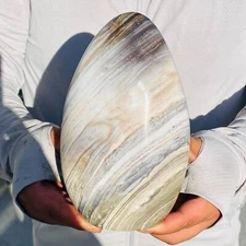 4.66lb Natural Colorful Ocean Jasper Crystal Freeform Display Mineral Specimen