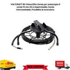 ✅️Sonda Voltcraft Per Endoscopio  BS-14 mm/25 m. endoscopica,boroscopio 