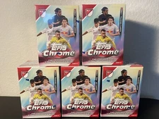 Lot of 5 - 2021 Topps Chrome MLS Soccer Blaster Boxes SEALED