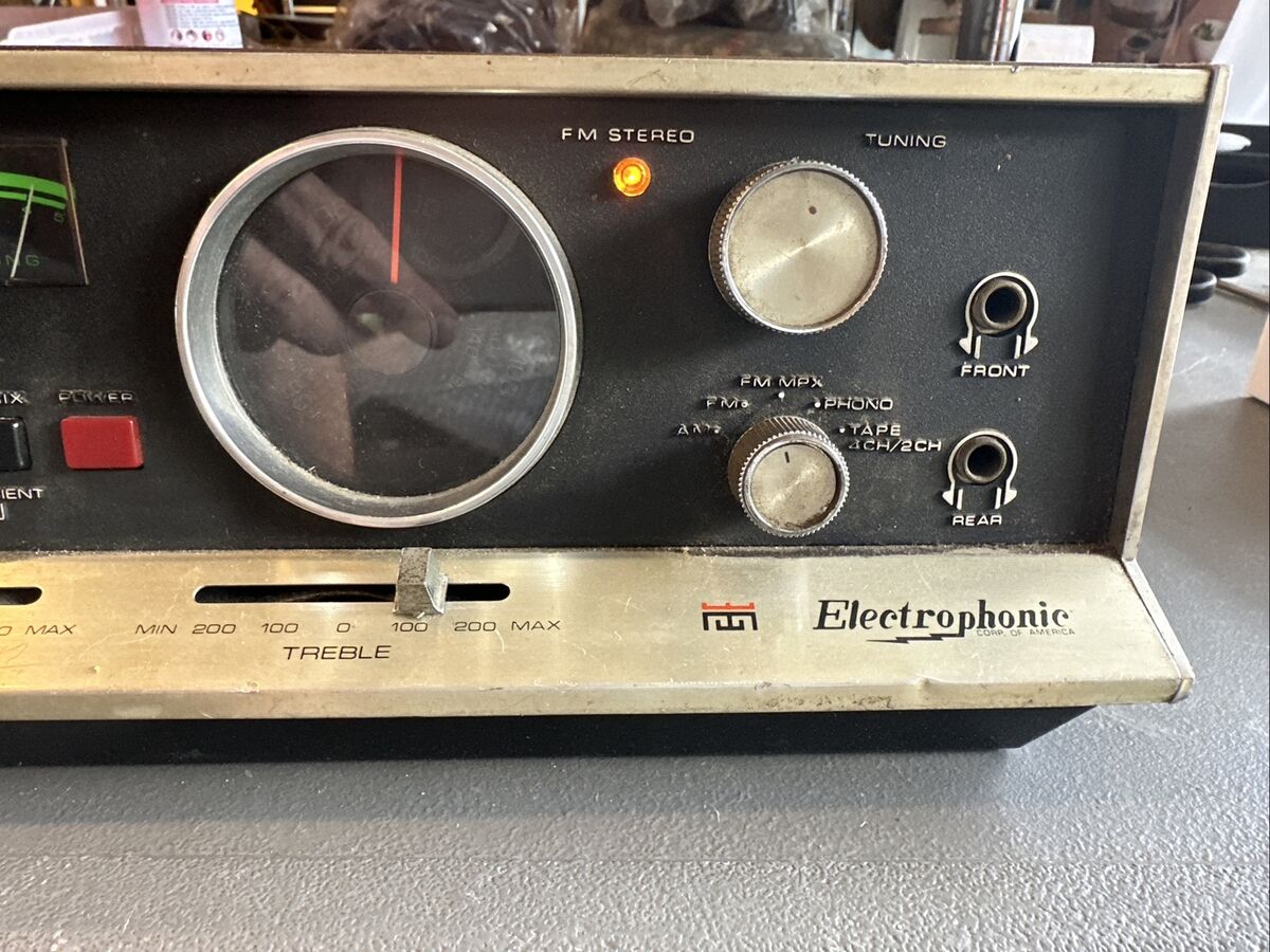 Vintage Electroponic 4 Channel Sound System Model 487 Made Vintage Electroponic 4 Channel Sound System Model 487 Made